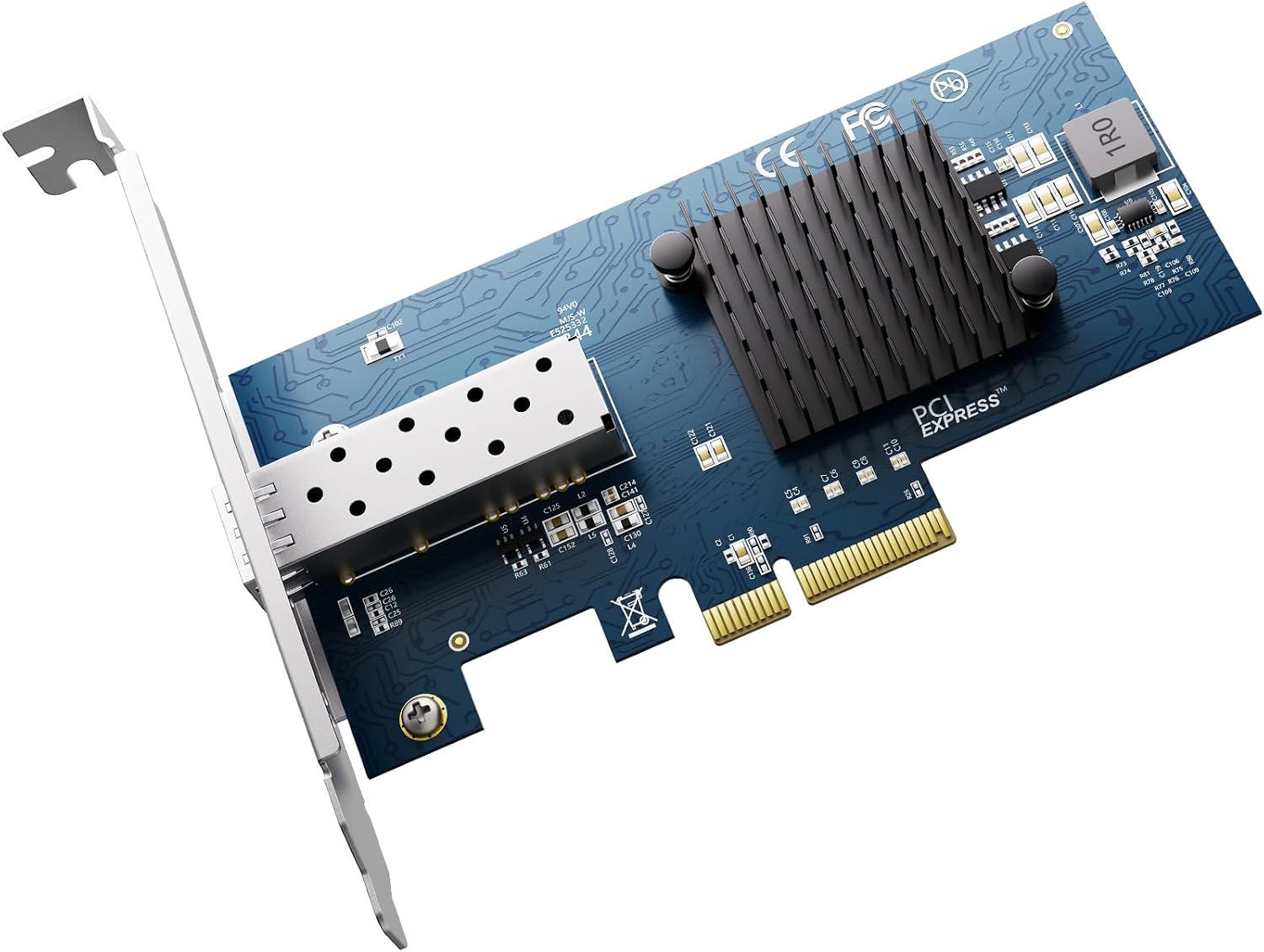 BZIZU 10Gb PCIe NIC, Intel 82599EN, SFP+ Port, X520-DA1 Compatible, PCIe X4/X8, Low Profile, Supports Windows Server/Linux/VMware ESXi/Proxmox/TrueNAS : Electronics